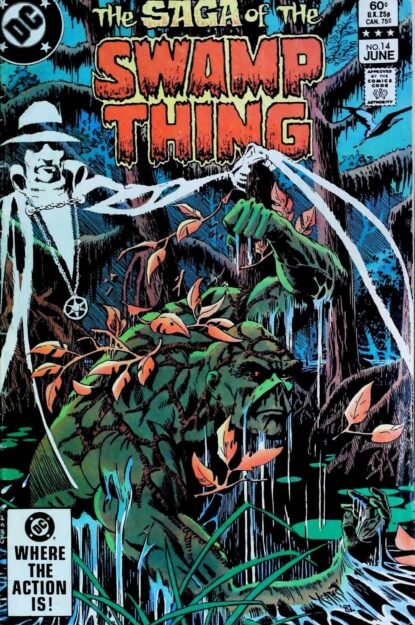SAGA OF SWAMP THING (1982) #14 - DC Comics - lecubeacomics.com Couverture de SAGA OF SWAMP THING (1982) #14 - par Tom Yeates - lecubeacomics.com