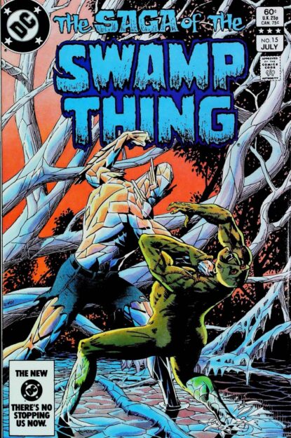 SAGA OF SWAMP THING (1982) #15 - DC Comics - lecubeacomics.com Couverture de SAGA OF SWAMP THING (1982) #15 - par Tom Yeates - lecubeacomics.com