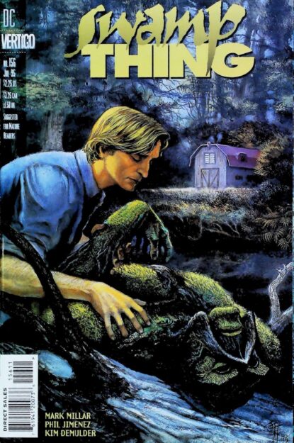 SWAMP THING (1986) #156 - DC Comics - lecubeacomics.com Couverture de SWAMP THING (1986) #156 - par John Totleben - lecubeacomics.com