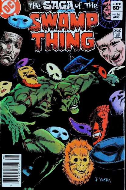 SAGA OF SWAMP THING (1982) #16 - DC Comics - lecubeacomics.com Couverture de SAGA OF SWAMP THING (1982) #16 - par Tom Yeates - lecubeacomics.com