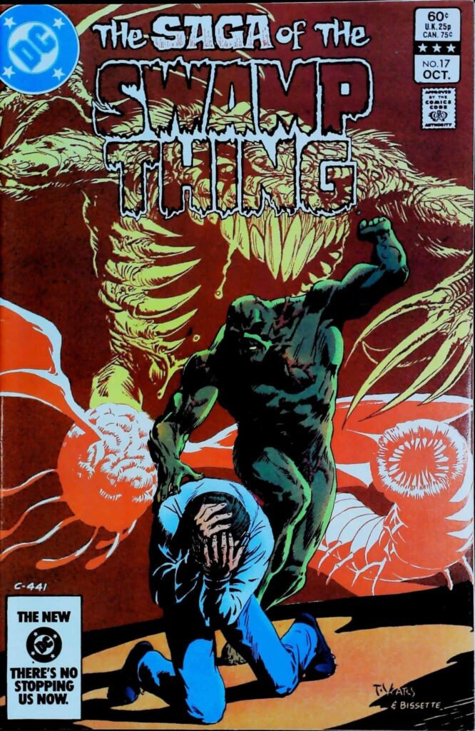 Saga Of Swamp Thing #17, vue de l'exemplaire