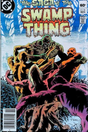 Couverture de SAGA OF SWAMP THING (1982) #18 - par Tom Yeates - lecubeacomics.com