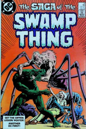 Couverture de SAGA OF SWAMP THING (1982) #19 - par Tom Yeates - lecubeacomics.com