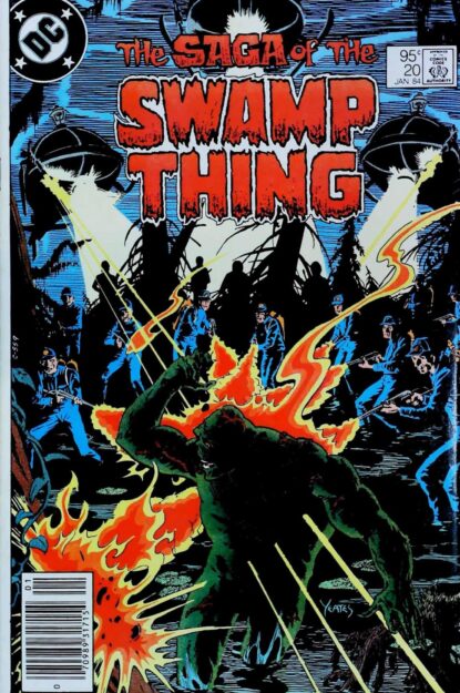 SAGA OF SWAMP THING (1982) #20 - DC Comics - lecubeacomics.com Couverture de SAGA OF SWAMP THING (1982) #20 - par Tom Yeates - lecubeacomics.com