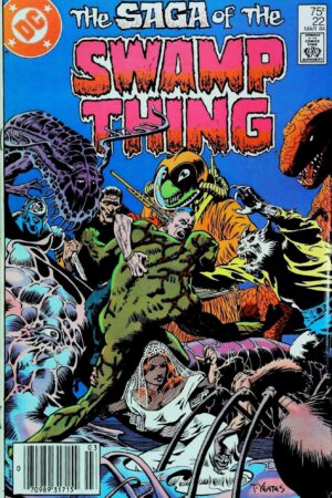 Couverture de SAGA OF SWAMP THING (1982) #22 - par Tom Yeates - lecubeacomics.com