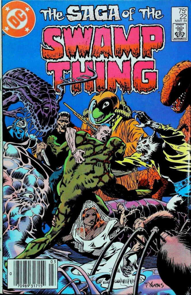 Saga Of Swamp Thing #22, vue de l'exemplaire