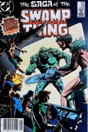 Couverture de SAGA OF SWAMP THING (1982) #24 - par Tom Yeates - lecubeacomics.com