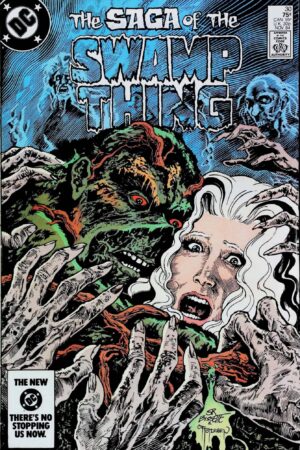 Couverture de SAGA OF SWAMP THING (1982) #30 - par John Totleben - lecubeacomics.com