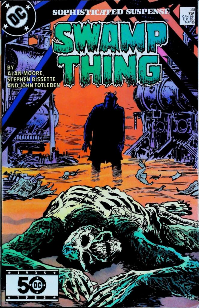 Saga Of Swamp Thing #36, vue de l'exemplaire