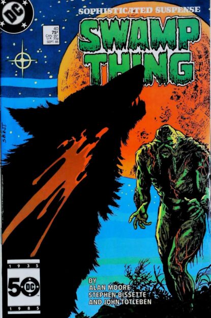 SAGA OF SWAMP THING (1982) #40 - DC Comics - lecubeacomics.com Couverture de SAGA OF SWAMP THING (1982) #40 - par John Totleben - lecubeacomics.com