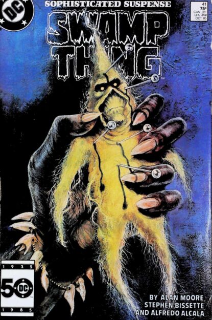 Couverture de SAGA OF SWAMP THING (1982) #41 - par John Totleben - lecubeacomics.com