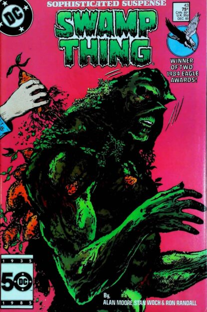 SAGA OF SWAMP THING (1982) #43 - DC Comics - lecubeacomics.com Couverture de SAGA OF SWAMP THING (1982) #43 - par John Totleben - lecubeacomics.com
