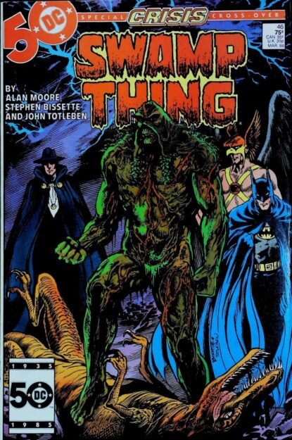 SWAMP THING (1986) #46 - DC Comics - lecubeacomics.com Couverture de SWAMP THING (1986) #46 - par John Totleben - lecubeacomics.com