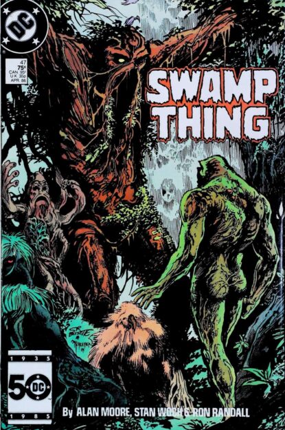 Couverture de SWAMP THING (1986) #47 - par John Totleben - lecubeacomics.com