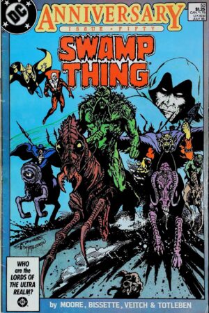 Couverture de SWAMP THING (1986) #50 - par John Totleben - lecubeacomics.com