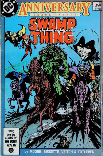 Couverture de SWAMP THING (1986) #50 - par John Totleben - lecubeacomics.com