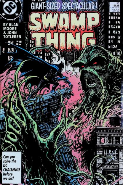SWAMP THING (1986) #53 - DC Comics - lecubeacomics.com Couverture de SWAMP THING (1986) #53 - par Steve Bissette - lecubeacomics.com