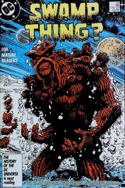 Couverture de SWAMP THING (1986) #57 - par Steve Bissette - lecubeacomics.com
