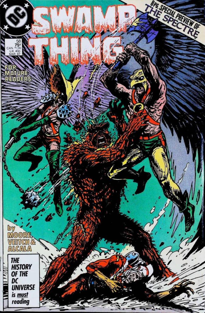 Swamp Thing #58, vue de l'exemplaire