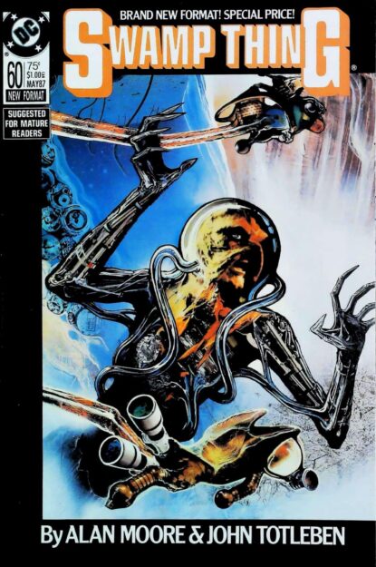 SWAMP THING (1986) #60 - DC Comics - lecubeacomics.com Couverture de SWAMP THING (1986) #60 - par John Totleben - lecubeacomics.com