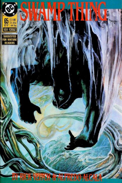 SWAMP THING (1986) #65 - DC Comics - lecubeacomics.com Couverture de SWAMP THING (1986) #65 - par John Totleben - lecubeacomics.com