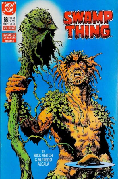 SWAMP THING (1986) #66 - DC Comics - lecubeacomics.com Couverture de SWAMP THING (1986) #66 - par Tom Yeates - lecubeacomics.com