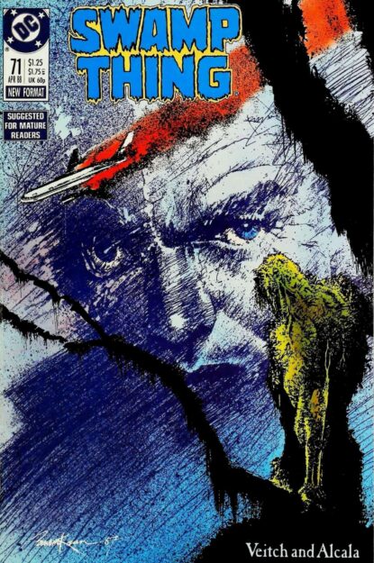 SWAMP THING (1986) #71 - DC Comics - lecubeacomics.com Couverture de SWAMP THING (1986) #71 - par Dave McKean - lecubeacomics.com