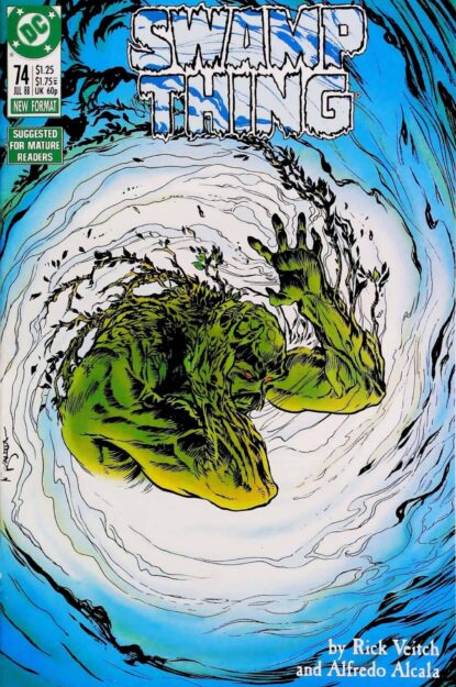 SWAMP THING (1986) #74 - DC Comics - lecubeacomics.com Couverture de SWAMP THING (1986) #74 - par Michael Wm Kaluta - lecubeacomics.com