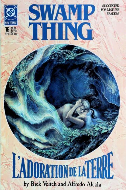 SWAMP THING (1986) #76 - DC Comics - lecubeacomics.com Couverture de SWAMP THING (1986) #76 - par John Totleben - lecubeacomics.com