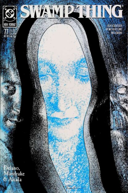 SWAMP THING (1986) #77 - DC Comics - lecubeacomics.com Couverture de SWAMP THING (1986) #77 - par Dave McKean - lecubeacomics.com