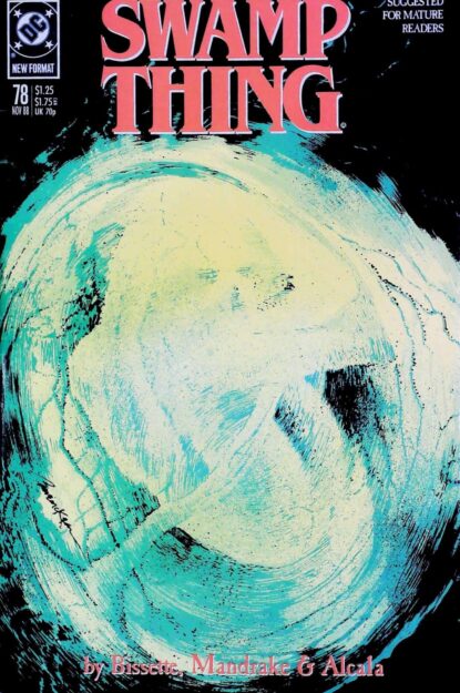 Couverture de SWAMP THING (1986) #78 - par Dave McKean - lecubeacomics.com