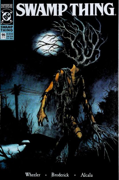 Couverture de SWAMP THING (1986) #99 - par John Totleben - lecubeacomics.com