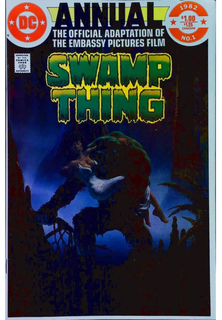 Saga Of Swamp Thing Annual #1, vue de l'exemplaire