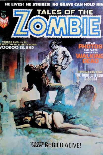 TALES OF THE ZOMBIE (1973) #2 - Marvel - lecubeacomics.com Couverture de TALES OF THE ZOMBIE (1973) #2 - par Boris Vallejo - lecubeacomics.com