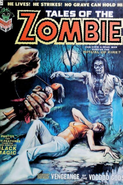 TALES OF THE ZOMBIE (1973) #3 - Marvel - lecubeacomics.com Couverture de TALES OF THE ZOMBIE (1973) #3 - par Boris Vallejo - lecubeacomics.com