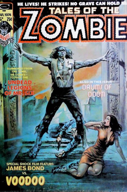 TALES OF THE ZOMBIE (1973) #4 - Marvel - lecubeacomics.com Couverture de TALES OF THE ZOMBIE (1973) #4 - par Boris Vallejo - lecubeacomics.com