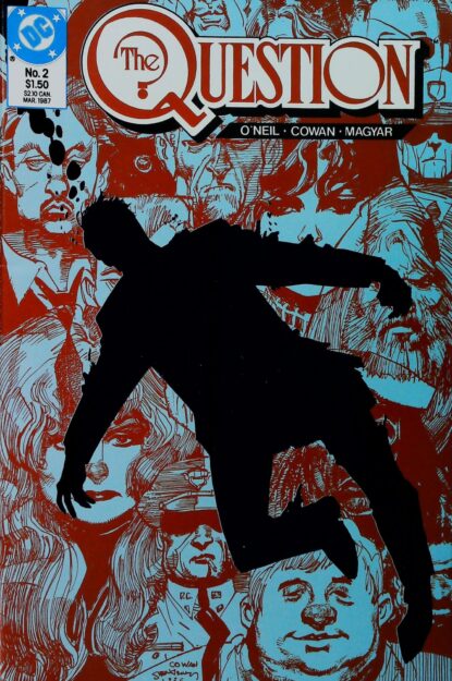 QUESTION (1986) #2 - DC Comics - lecubeacomics.com Couverture de QUESTION (1986) #2 - par Bill Sienkiewicz - lecubeacomics.com