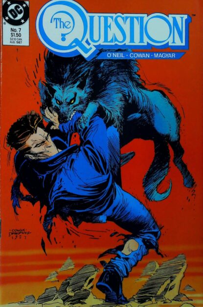 QUESTION (1986) #7 - DC Comics - lecubeacomics.com Couverture de QUESTION (1986) #7 - par Bill Sienkiewicz - lecubeacomics.com