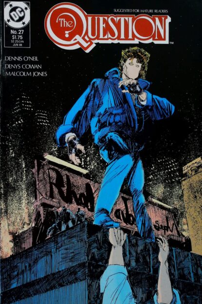 Couverture de QUESTION (1986) #27 - par Denys Cowan - lecubeacomics.com