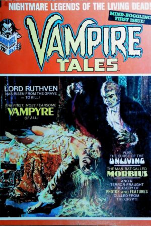Couverture de VAMPIRE TALES (1973) #1 - par Esteban Maroto - lecubeacomics.com
