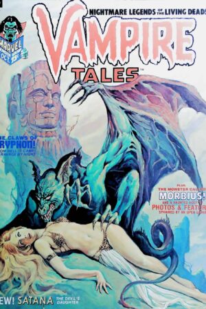 Couverture de VAMPIRE TALES (1973) #2 - par Jose Antonio Domingo - lecubeacomics.com