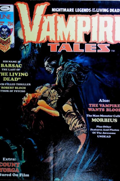 VAMPIRE TALES (1973) #5 - Marvel - lecubeacomics.com Couverture de VAMPIRE TALES (1973) #5 - par Esteban Maroto - lecubeacomics.com