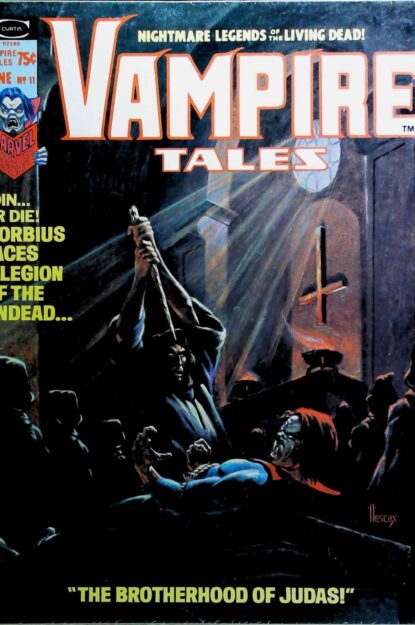 VAMPIRE TALES (1973) #11 - Marvel - lecubeacomics.com Couverture de VAMPIRE TALES (1973) #11 - par Richard Hescox - lecubeacomics.com