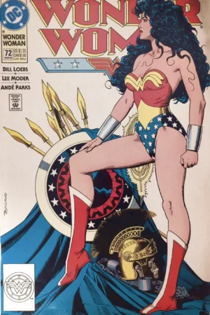 Couverture de WONDER WOMAN (1987) #72 - par Brian Bolland - lecubeacomics.com