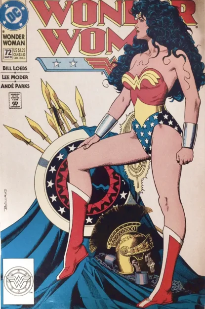 Couverture de WONDER WOMAN (1987) #72 - par Brian Bolland - lecubeacomics.com