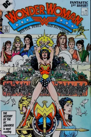 Couverture de WONDER WOMAN (1987) #1 - par George Perez - lecubeacomics.com