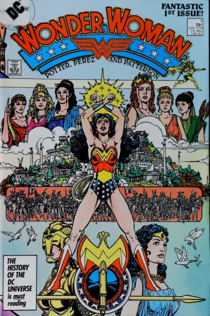 WONDER WOMAN (1987) #1 - DC Comics - lecubeacomics.com Couverture de WONDER WOMAN (1987) #1 - par George Perez - lecubeacomics.com