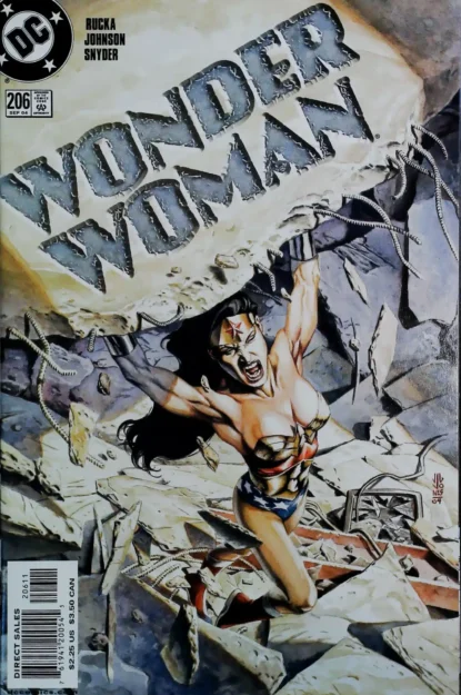 WONDER WOMAN (1987) #206 - DC Comics - lecubeacomics.com Couverture de WONDER WOMAN (1987) #206 - par J.G. Jones - lecubeacomics.com