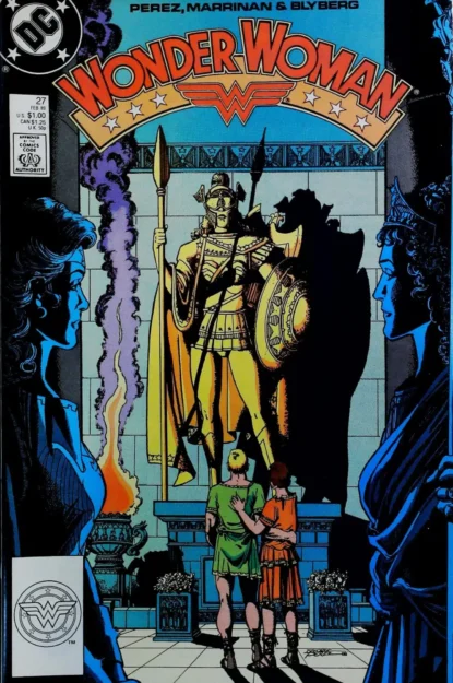WONDER WOMAN (1987) #27 - DC Comics - lecubeacomics.com Couverture de WONDER WOMAN (1987) #27 - par George Perez - lecubeacomics.com