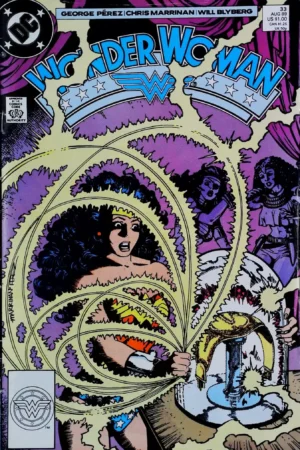 Couverture de WONDER WOMAN (1987) #33 - par Chris Marrinan - lecubeacomics.com